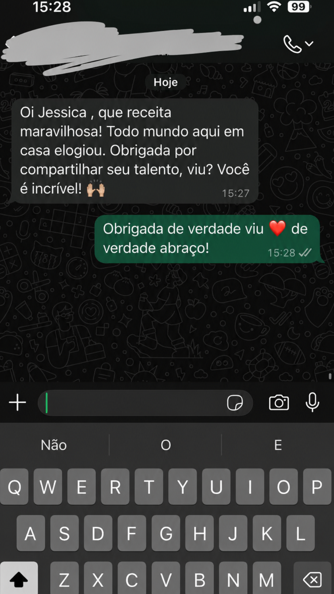 Depoimento de aluno 5