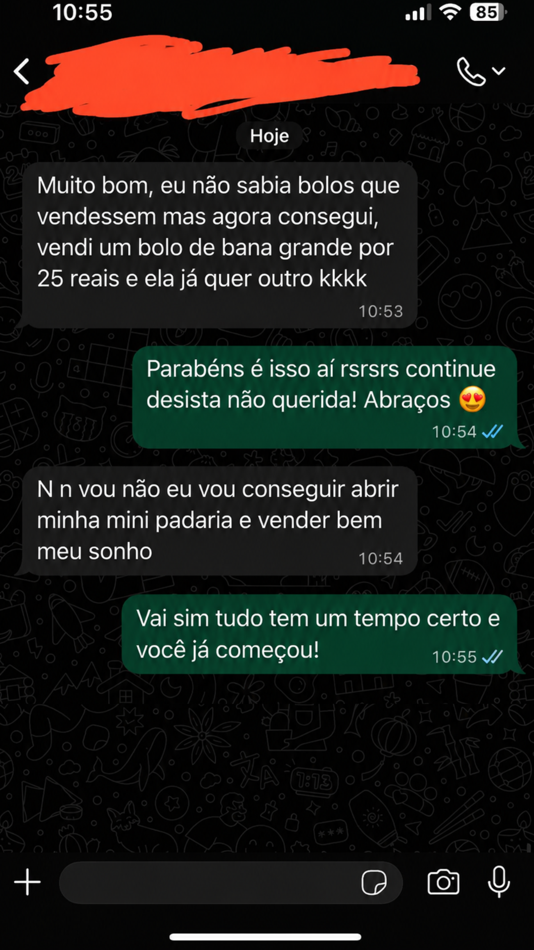 Depoimento de aluno 6