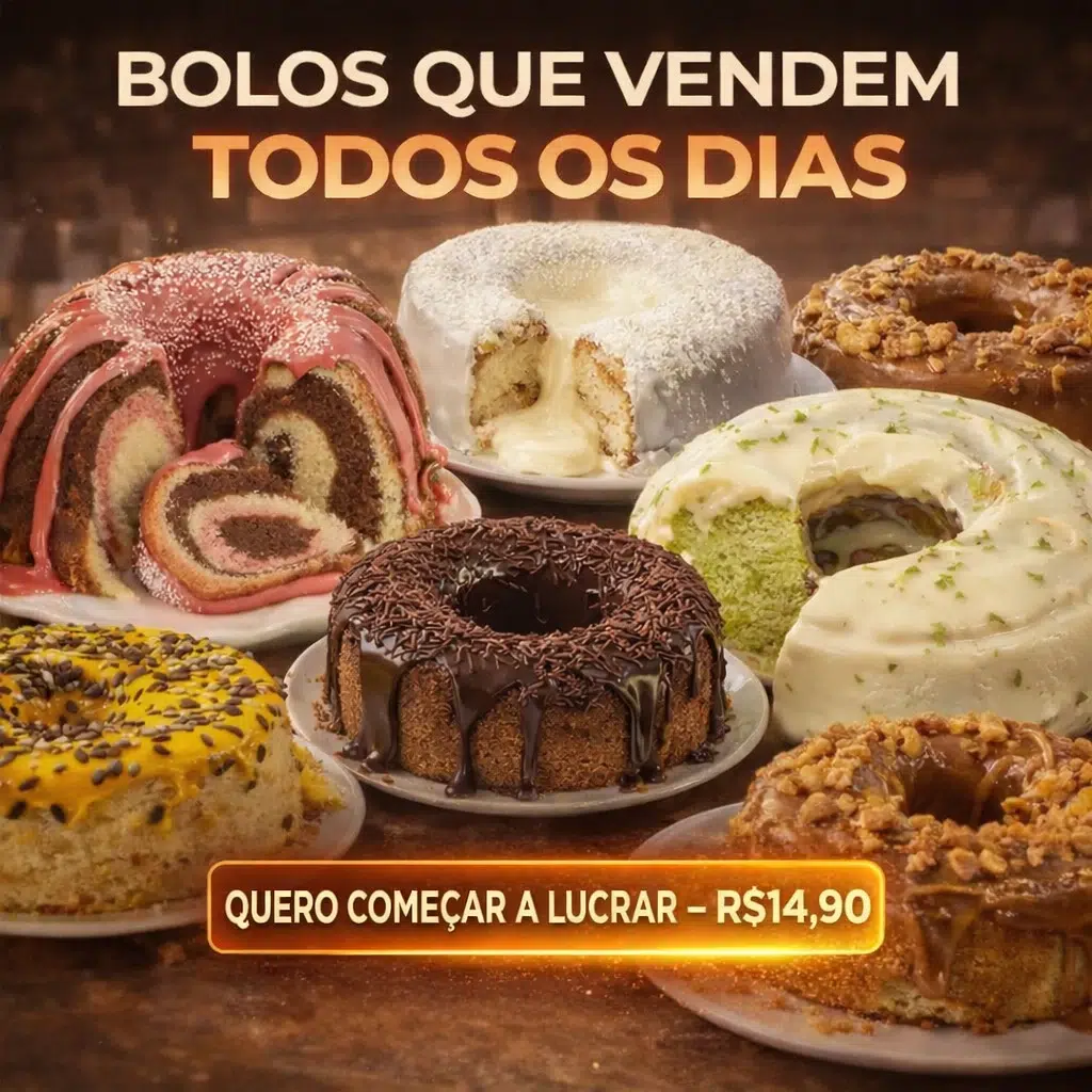 Bolos que vendem todos os dias — 24 receitas